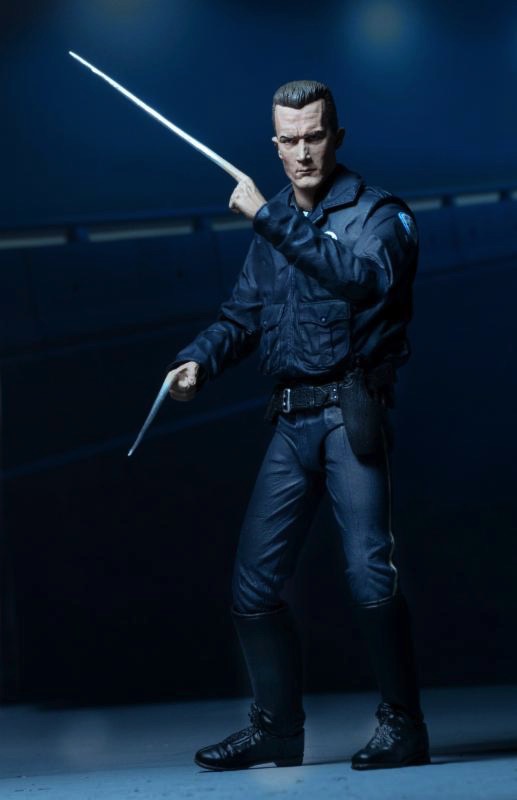 NECA Terminator 2: T-1000 Motorcycle Cop Ultimate 7" Scale Action Figure