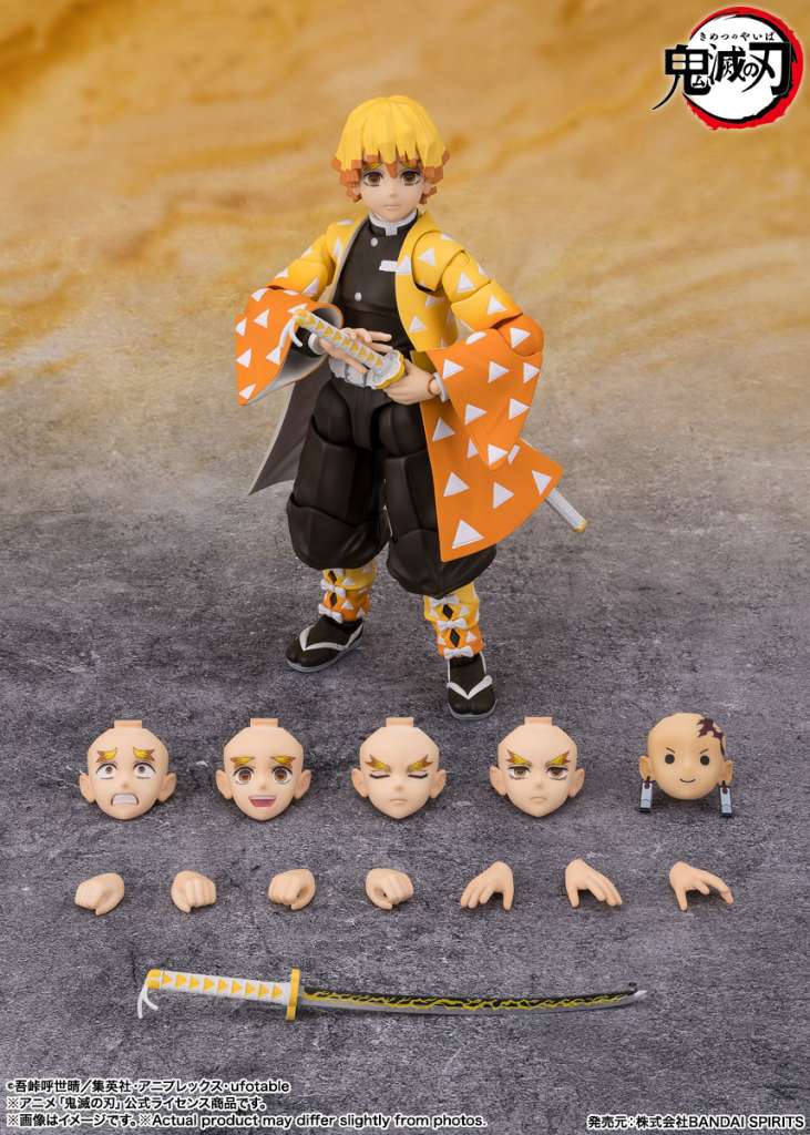 Tamashii Nations S.H. Figuarts: Demon Slayer Zenitsu Agatsuma Action Figure (14 cm)