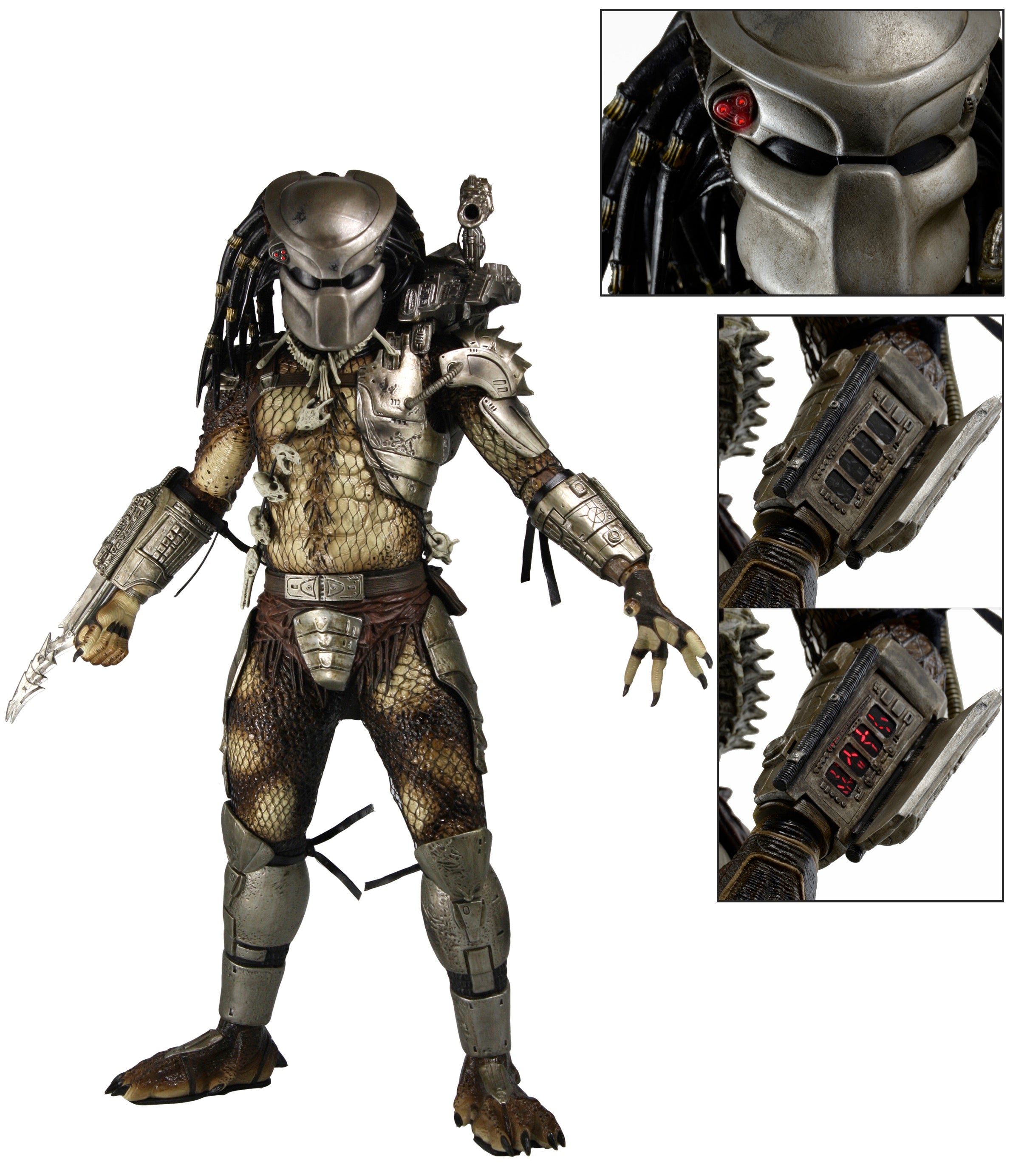 NECA Predator: Jungle Hunter (with LED Lights) 1/4 Scale Action Figure