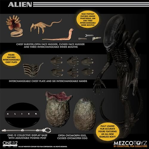 Mezco Toyz Alien: Xenomorph One:12 Collective Action Figure
