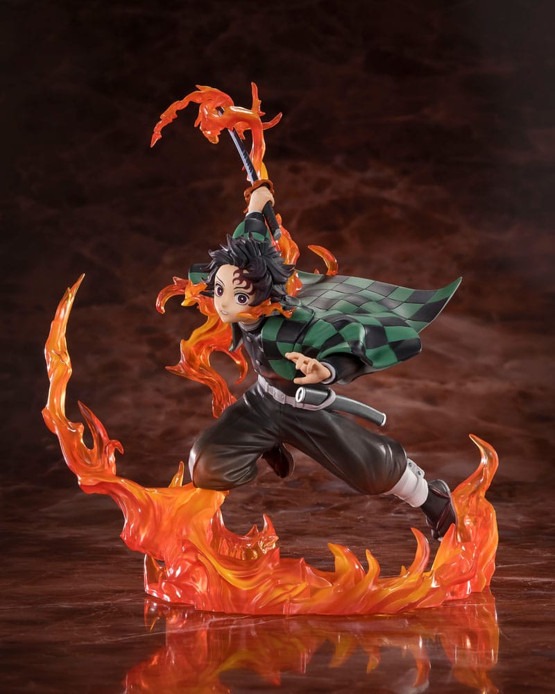Tamashii Nations Demon Slayer: Kimetsu no Yaiba FiguartsZERO PVC Statue Kamado Tanjiro (Kyojuro Rengoku's Sword Guard Ver.) 19 cm