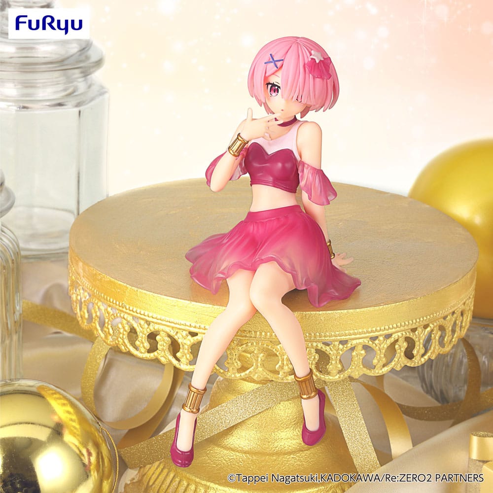 Furyu Re:Zero Starting Life in Another World Ram Noodle Stopper Figure Twinkle Party Another Color Ver. (14 cm)
