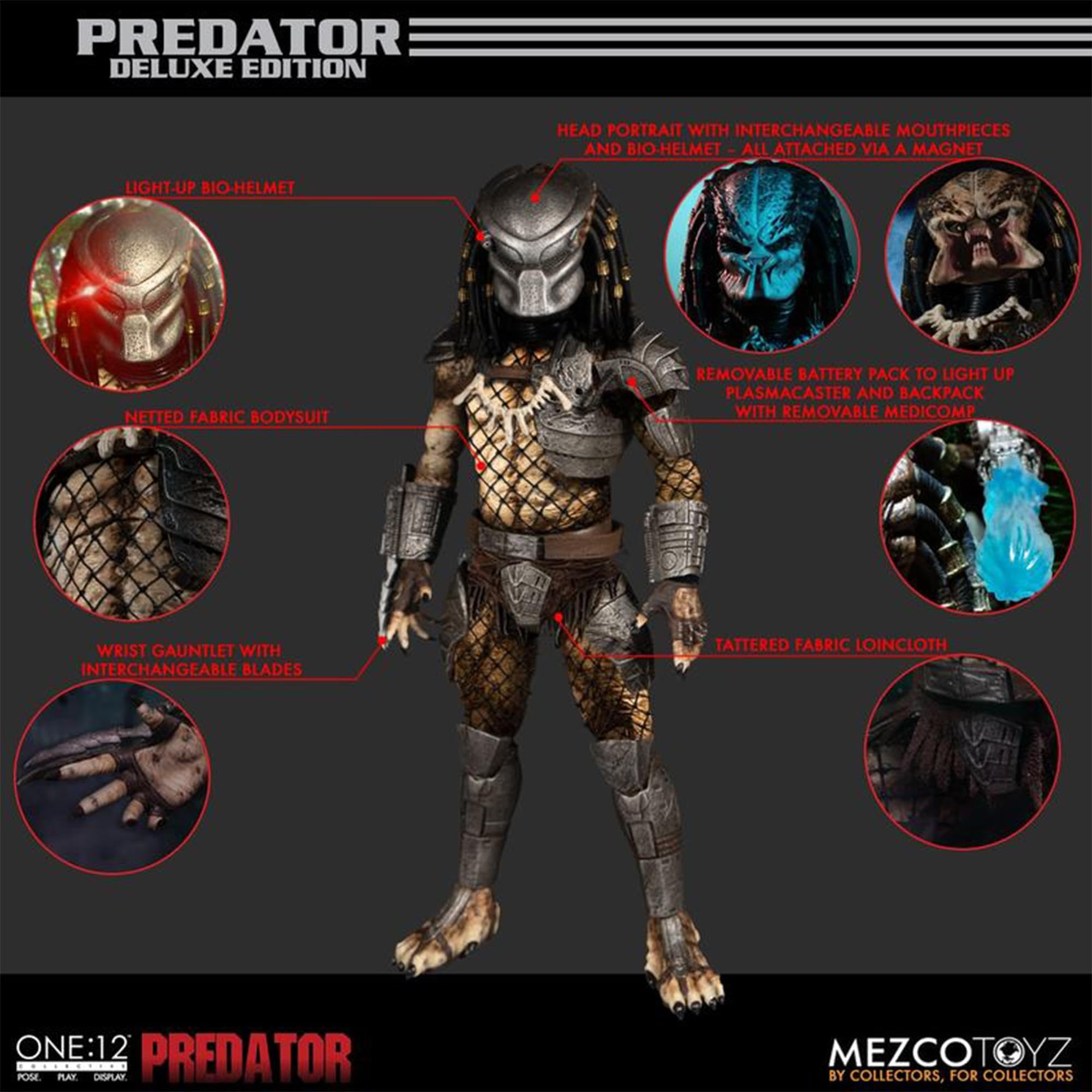 Mezco Toyz Predator One:12 Collective Deluxe Edition Action Figure