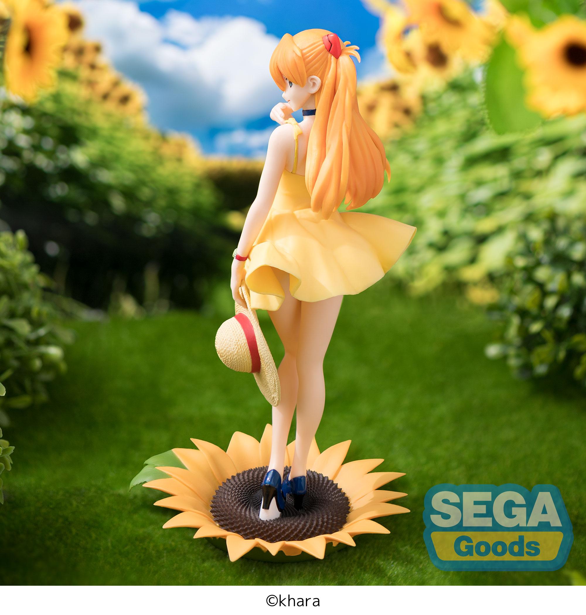 Sega Rebuild of Evangelion Luminasta: Asuka Langley Shikinami (Summer Dress Ver. 2) PVC Statue (24 cm)