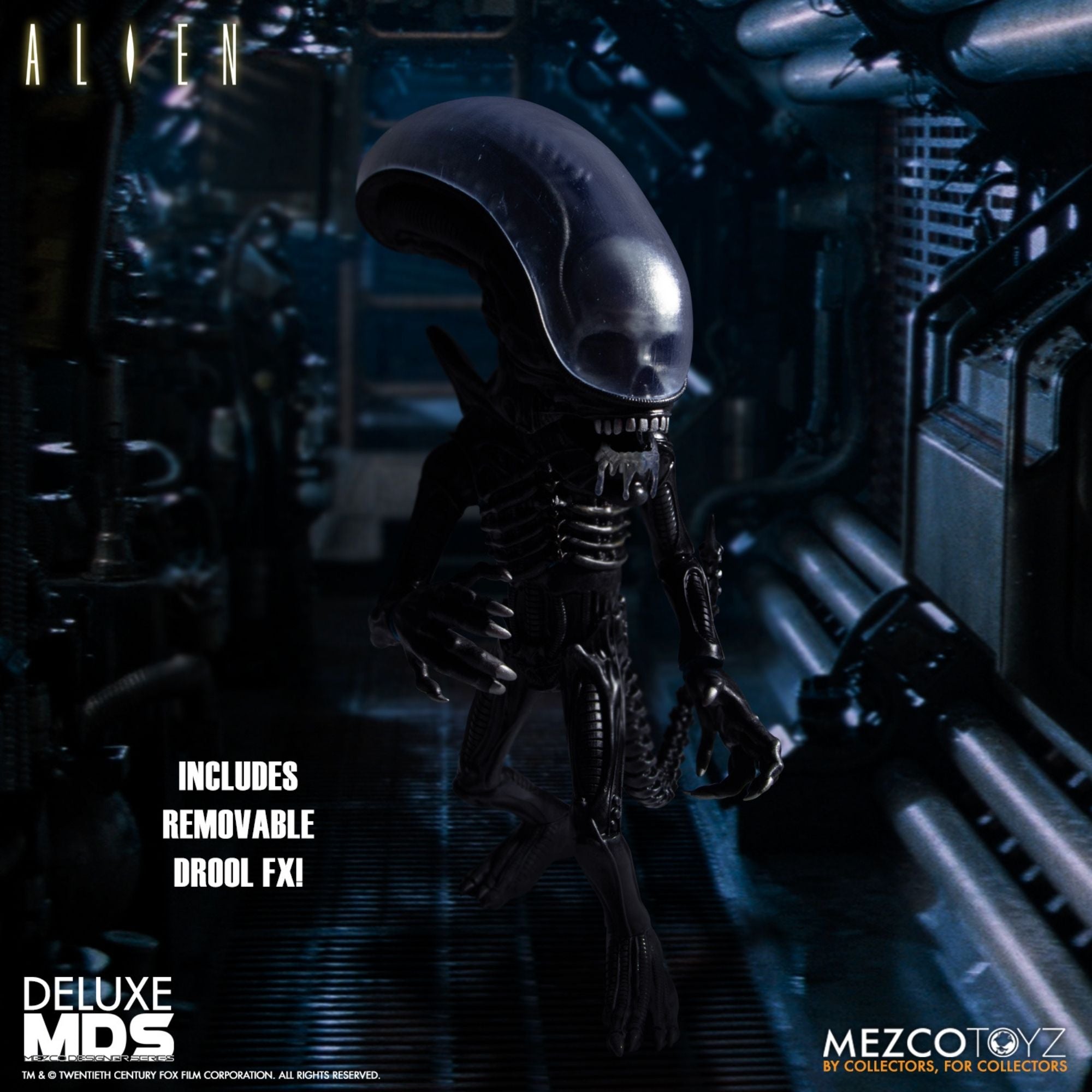 Mezco Toyz Alien: Xenomorph Mezco Designer Series Action Figure (6 inch)