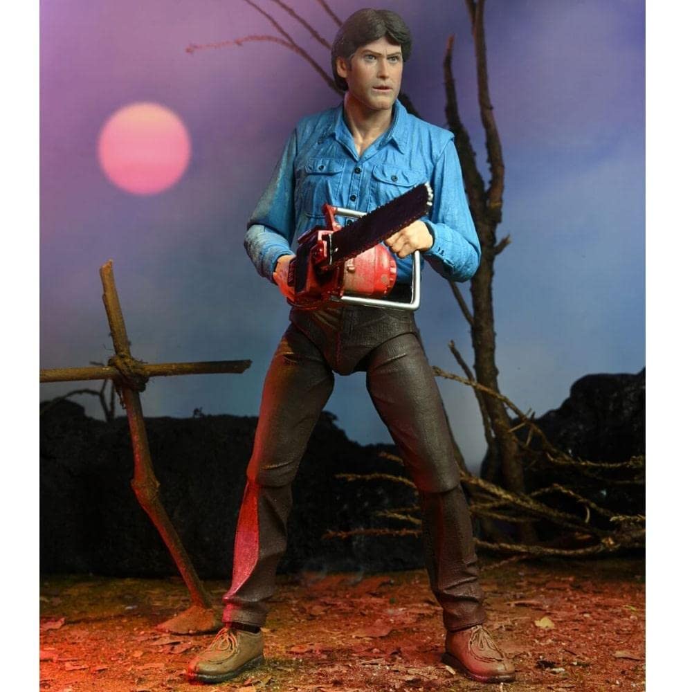 NECA Evil Dead Ultimate 40th Anniversary Ash Action Figure (7 inch)