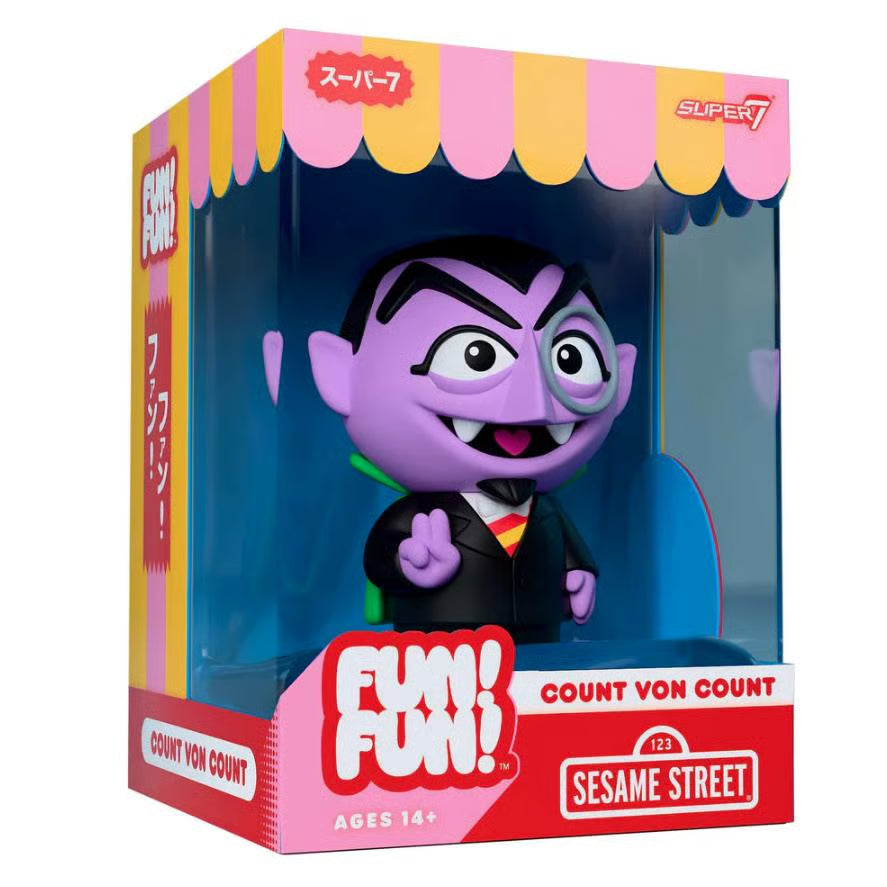 Super7 Sesame Street: Count Von Count (Wave 1) 5” Figure