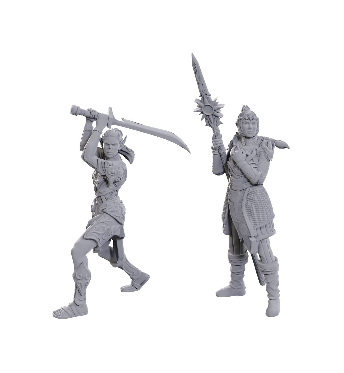 WizKids D&D Nolzur’s Marvelous Miniatures: Baldur’s Gate 3 – Lae'zel & Shadowheart