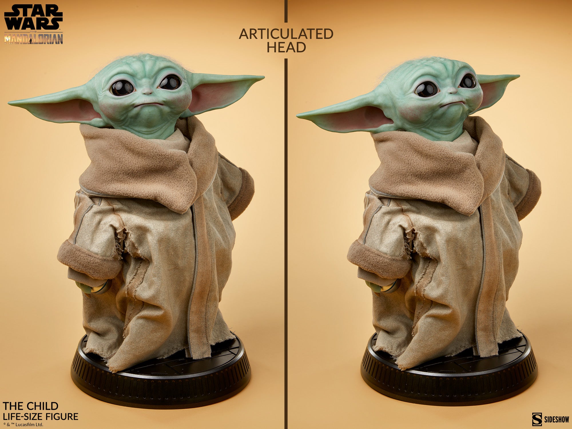 Sideshow Collectibles Star Wars: The Mandalorian – The Child Life-Size Figure (1:1 Scale)