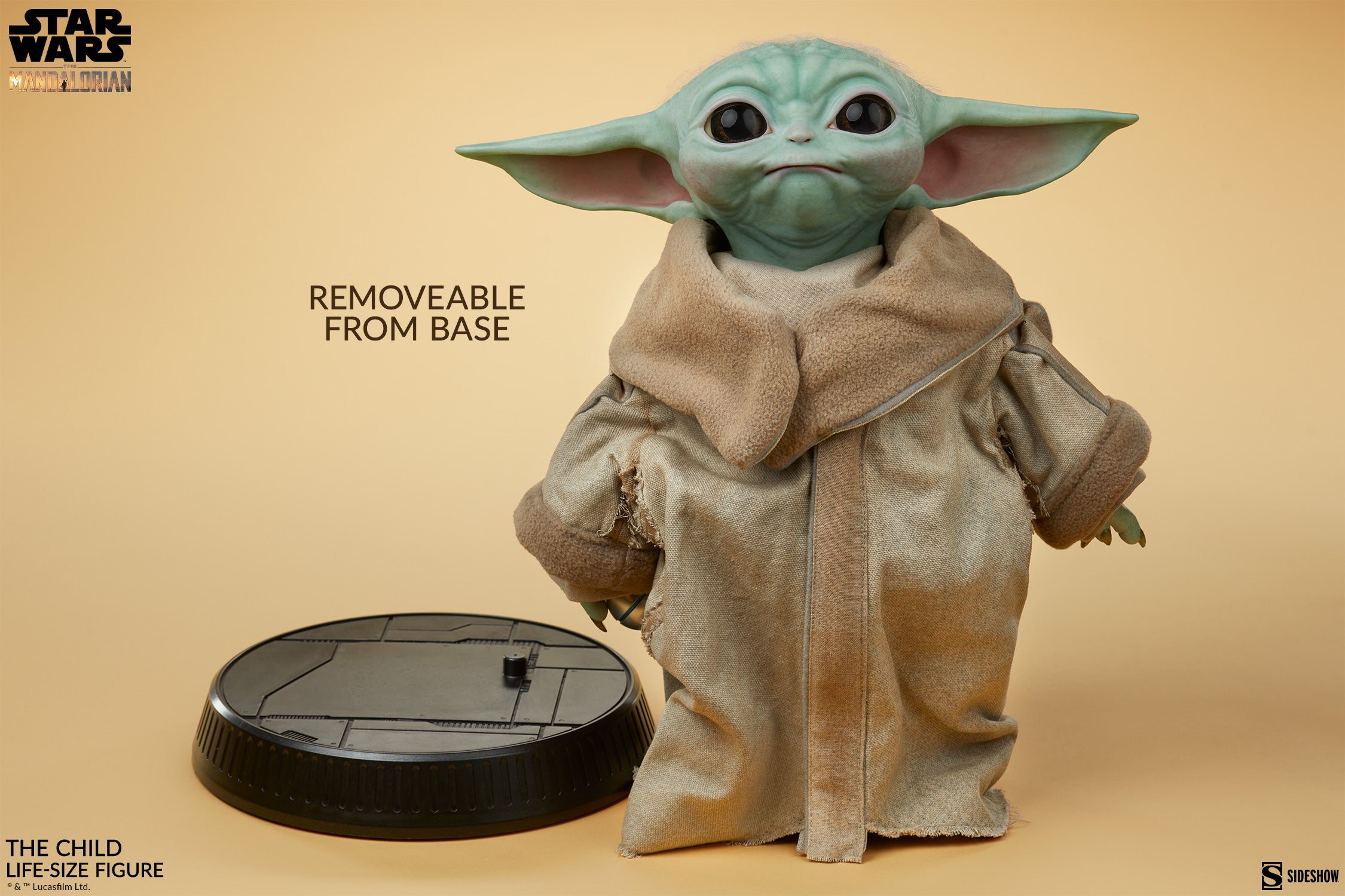 Sideshow Collectibles Star Wars: The Mandalorian – The Child Life-Size Figure (1:1 Scale)