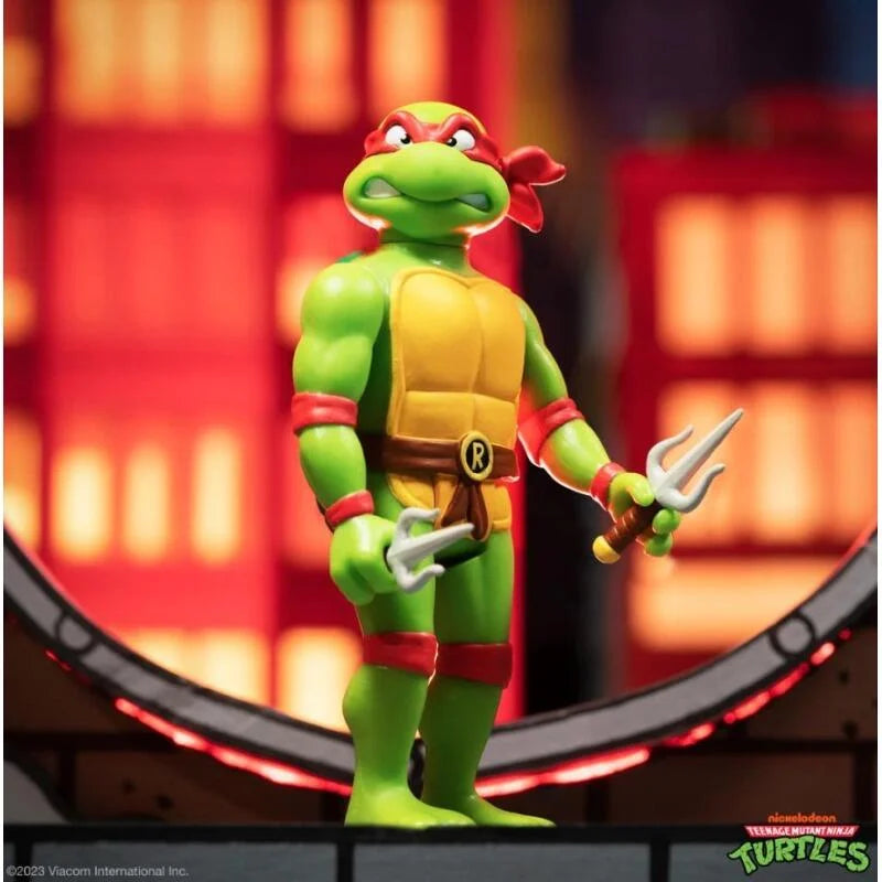 Super7 TMNT: Raphael (Toon) ReAction Figure