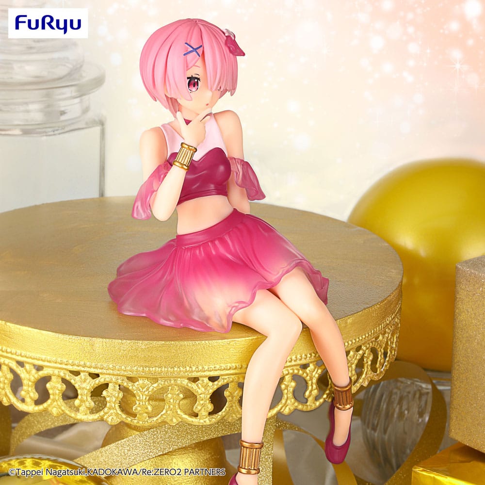 Furyu Re:Zero Starting Life in Another World Ram Noodle Stopper Figure Twinkle Party Another Color Ver. (14 cm)