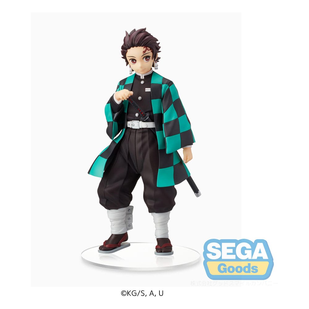 SEGA Demon Slayer Kimetsu no Yaiba Tanjiro Kamado Sibling Bond SPM PVC Statue (20 cm)