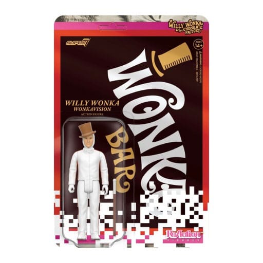 Super7 Willy Wonka & The Chocolate Factory: Willy Wonka (White Suit) 3.75” Figure
